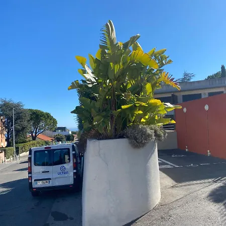 Nice, Splendide 4p Residentiel, Terrasse Vue Piscine , Garage شقة